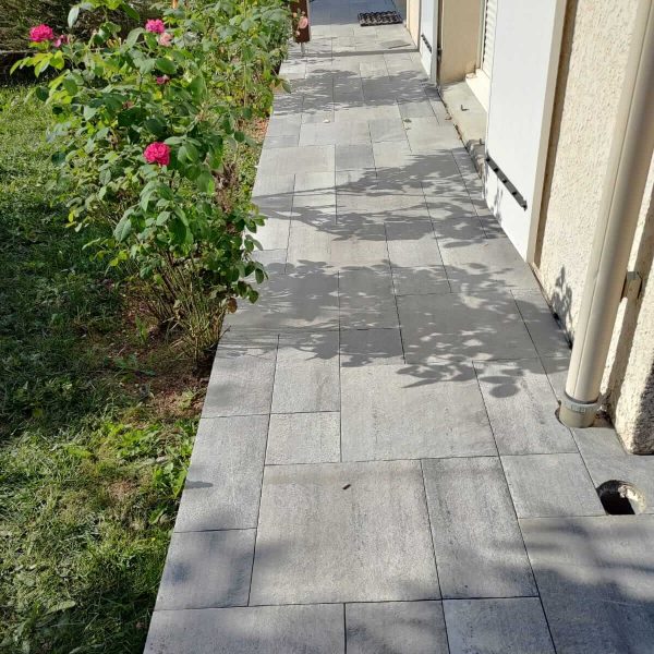 Création de terrasse et allée de jardin