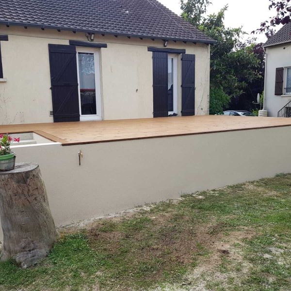 Réalisation d'une terrasse / Noisy-Le-Grand