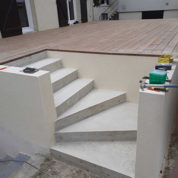 Réalisation d'une terrasse / Noisy-Le-Grand