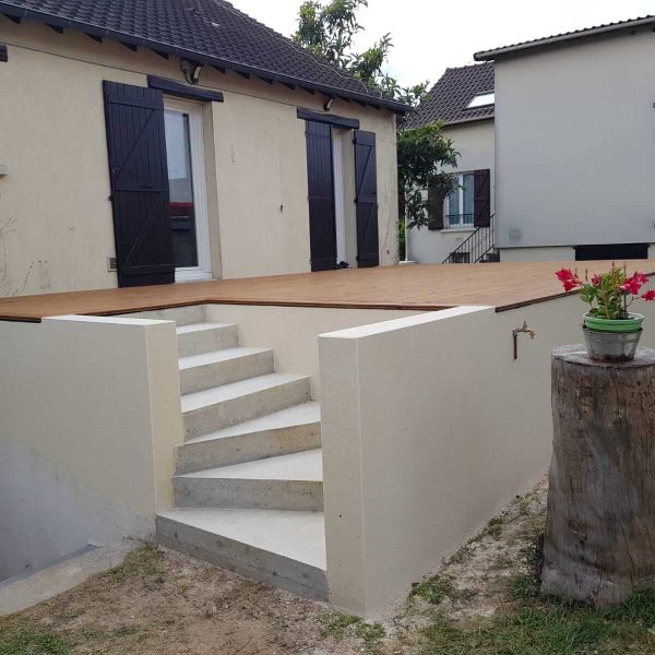 Réalisation d'une terrasse / Noisy-Le-Grand